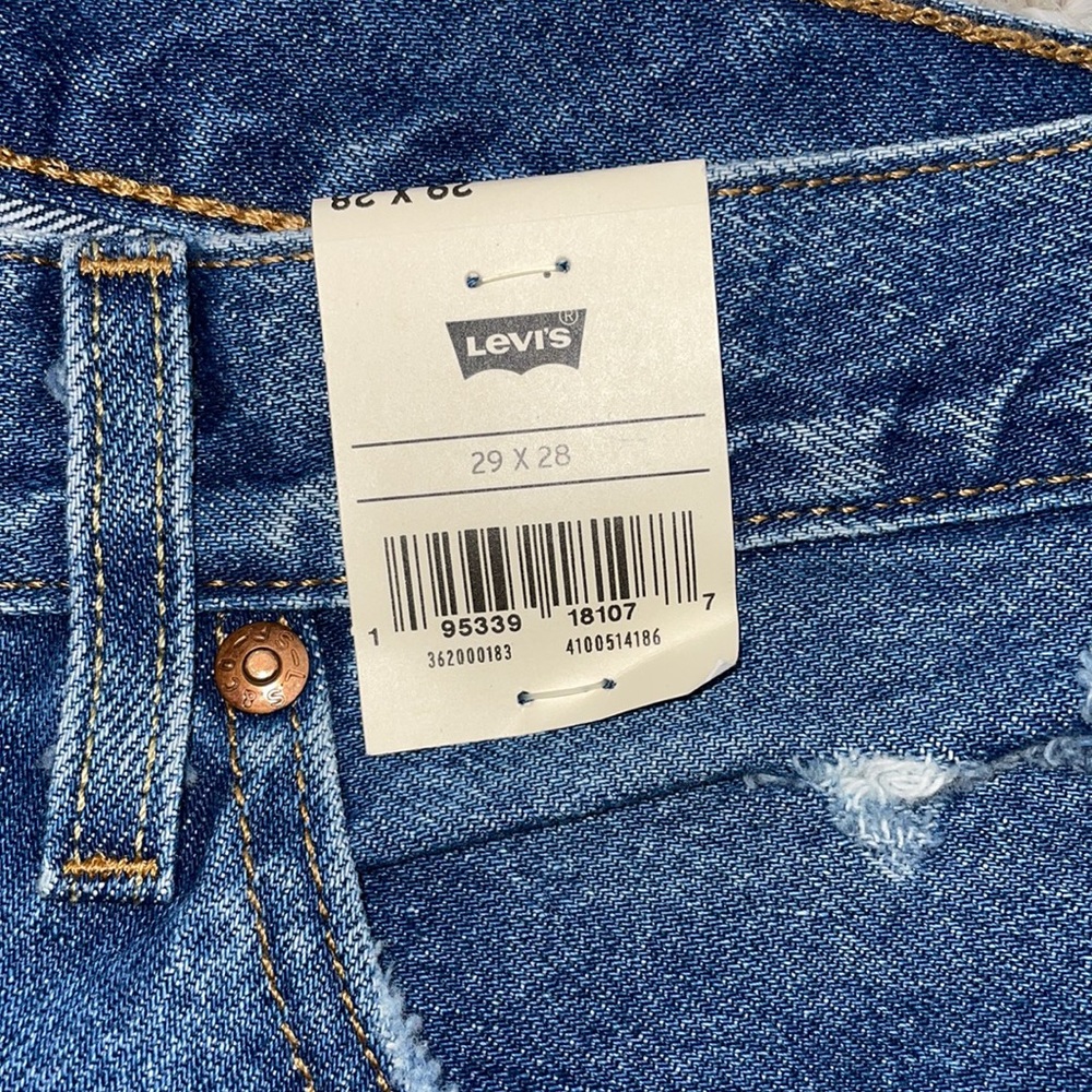 Levi's Blue Straight Leg Women's Jeans - Picture 2 of 8
